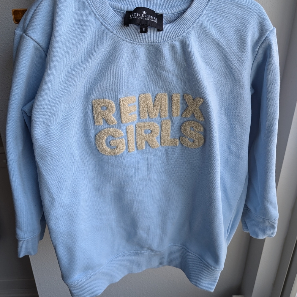 Little Remix Charlotte Eskildsen | Light Blue "Remix Girls" Sweatshirt